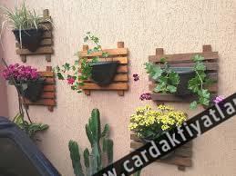 Ahşap saksı